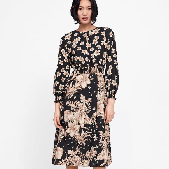 Zara Dresses & Skirts - Zara Floral Print Dress
